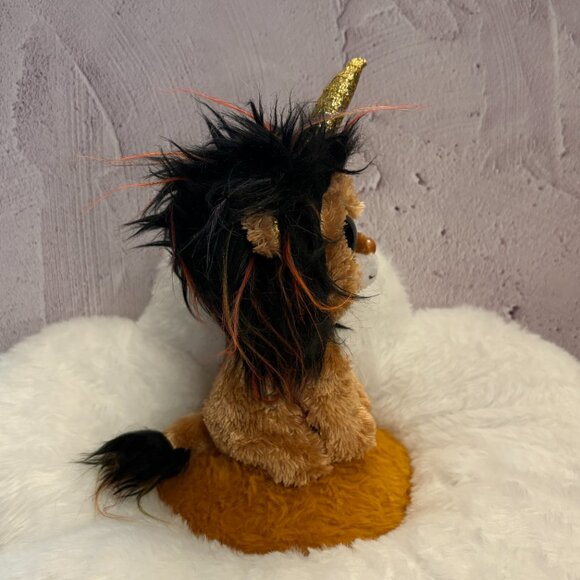 Ramsey TY Beanie Boos Brown Lion 2020 Plush Stuffie (SKU: 250TO) - Picture 4 of 11